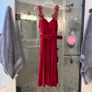 Gorgeous red “Christmas” themed dress